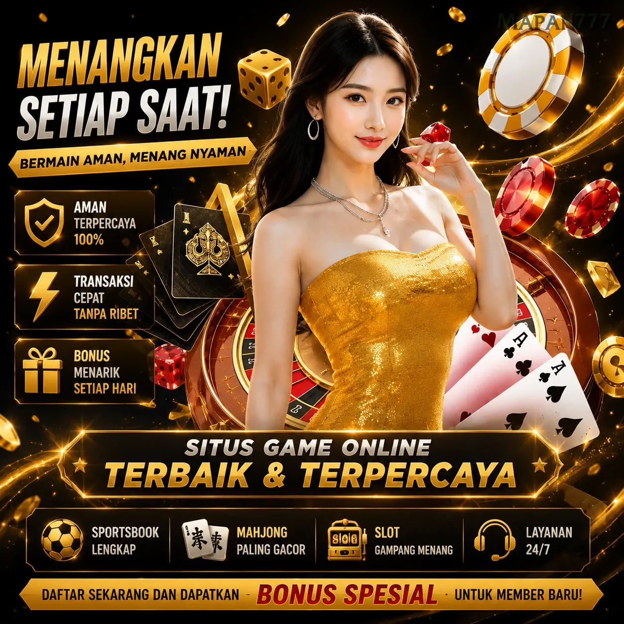 Ikon aplikasi mapan777 resmi